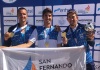 SUEÑO DORADO. #Cocha2018 Cuatro remeros sanfernandinos ganaron medallas de oro en los Juegos ODESUR