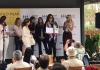 El óleo de la vecina de Martínez, Laly Brosens, ‘Bosque Azul’  fue distinguido con el Primer Premio en Estilo Pilar