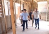BENAVÍDEZ. Zamora recorrió la obra del nuevo edificio de la Escuela Secundaria N° 47