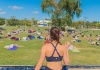 San Fernando: Cuerpo sano en mente sana. Cientos de personas disfrutaron del Yoga en el Festival “Exhale” del Parque Náutico